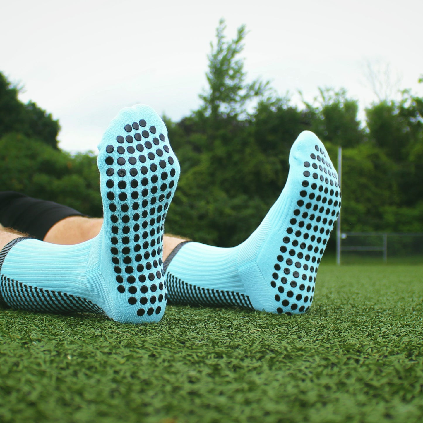 Grip Socks Sky Objectif Footballeur