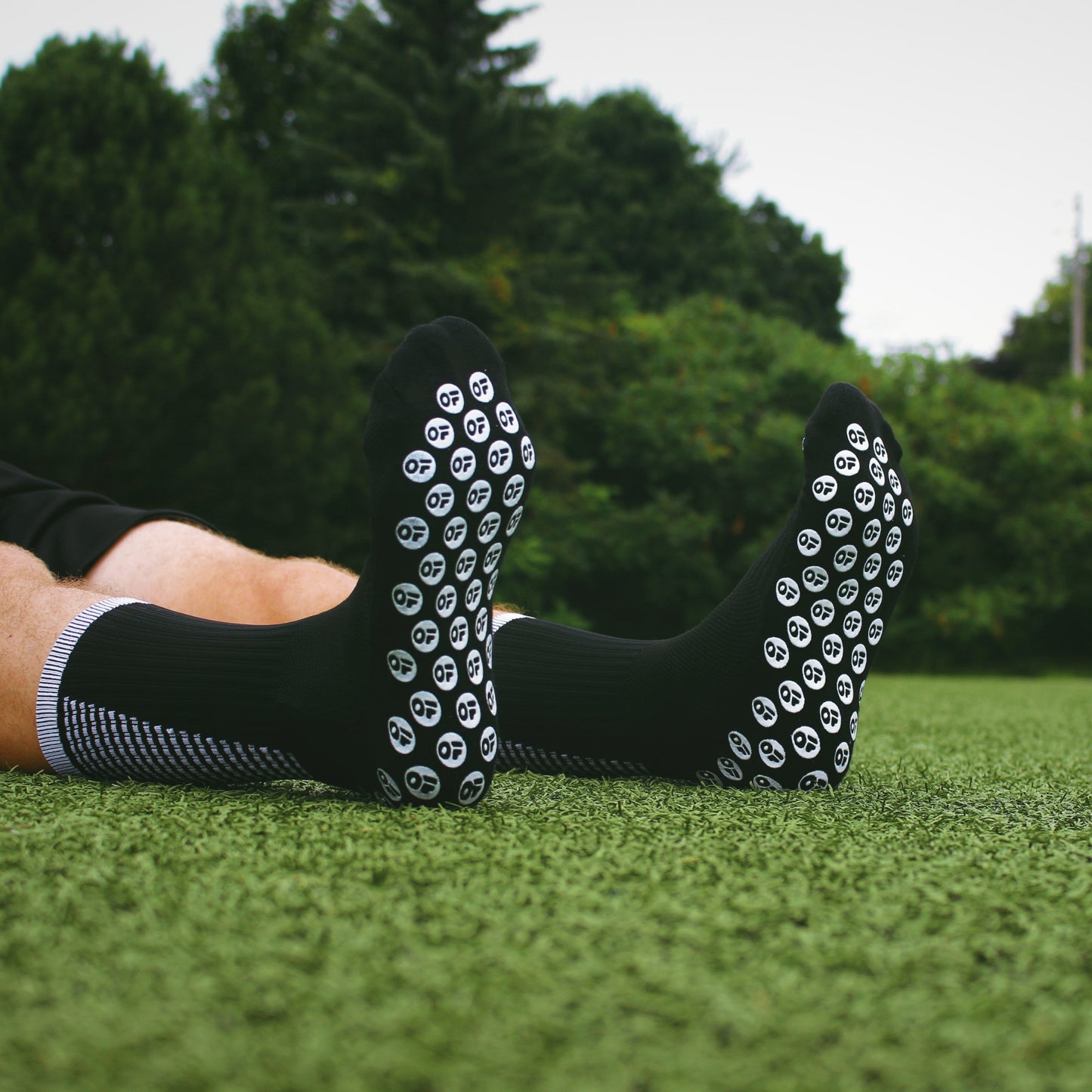 Grip socks Noir Objectif Footballeur