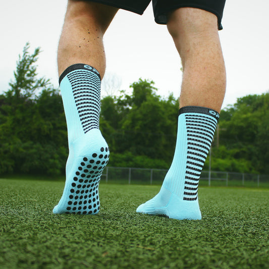 Grip Socks Sky Objectif Footballeur